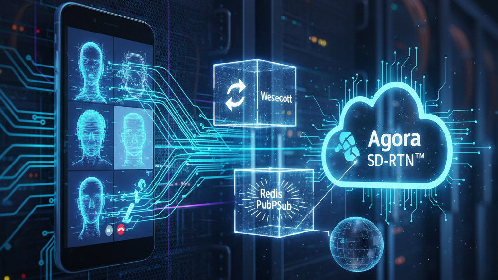 ビデオ通話アプリ実装の備忘録【Agora.io SDK、 WebSocket、 Redis Pub/Sub】